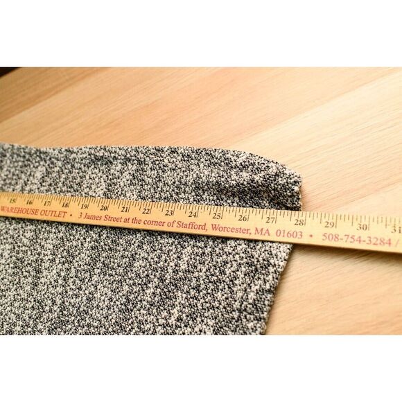 Lou & Grey Womens Knit Top L Black & White Short Sleeve sweater - Picture 5 of 8
